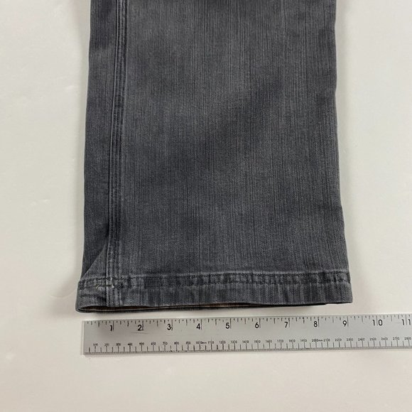 Duluth Trading Co. Double Flex Ballroom Relaxed Jeans Men's 42 x 32 Gray Stretch - Picture 10 of 12